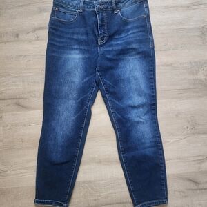 Maurices Dark Blue Ankle Jeans